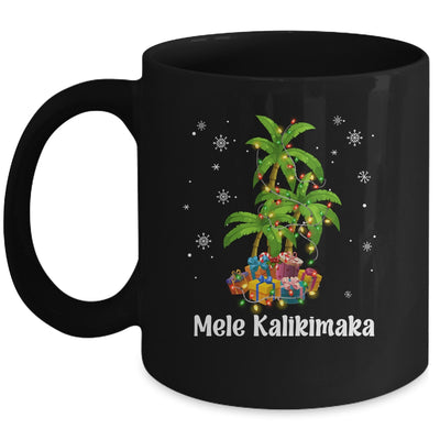Mele Kalikimaka Hawaiian Christmas Palm Tree Family Xmas Mug | siriusteestore