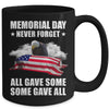 Memorial Day Never Forget All Gave Some Some Gave All Mug | siriusteestore