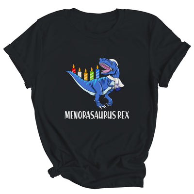 Menorasaurus Rex Menorah Dinosaur Hanukkah Chanukkah Shirt & Sweatshirt | siriusteestore
