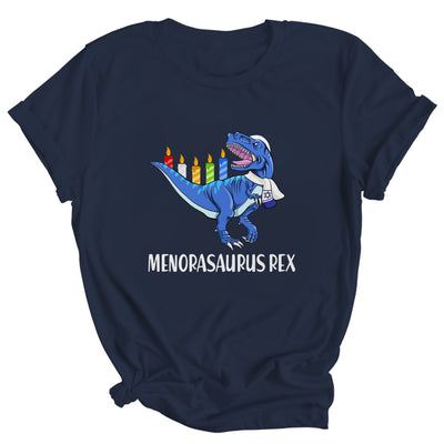 Menorasaurus Rex Menorah Dinosaur Hanukkah Chanukkah Shirt & Sweatshirt | siriusteestore
