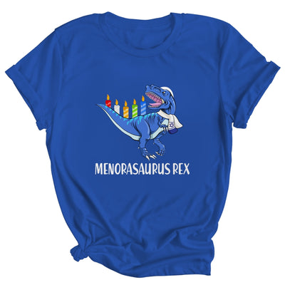 Menorasaurus Rex Menorah Dinosaur Hanukkah Chanukkah Shirt & Sweatshirt | siriusteestore