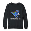 Menorasaurus Rex Menorah Dinosaur Hanukkah Chanukkah Shirt & Sweatshirt | siriusteestore