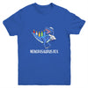 Menorasaurus Rex Menorah Dinosaur Hanukkah For Boys Youth Shirt | siriusteestore