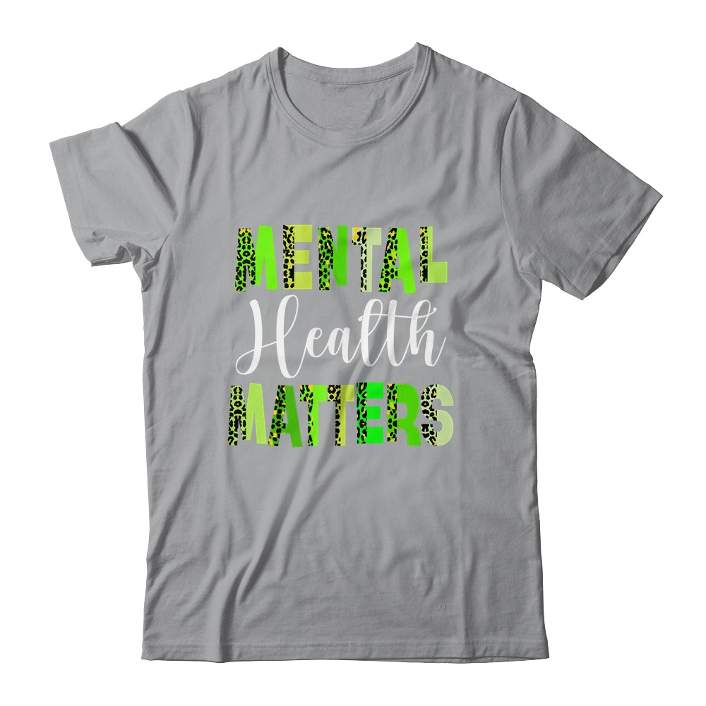 Mental Health Matters Human Brain Illness Awareness Shirt & Tank Top | siriusteestore