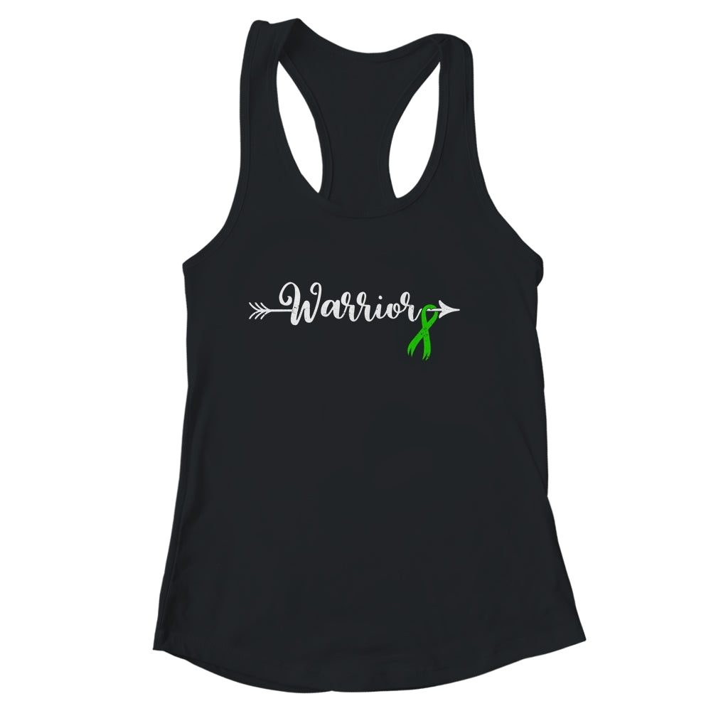 Mental Health Warrior Mental Health Awareness Green Ribbon Shirt & Tank Top | siriusteestore