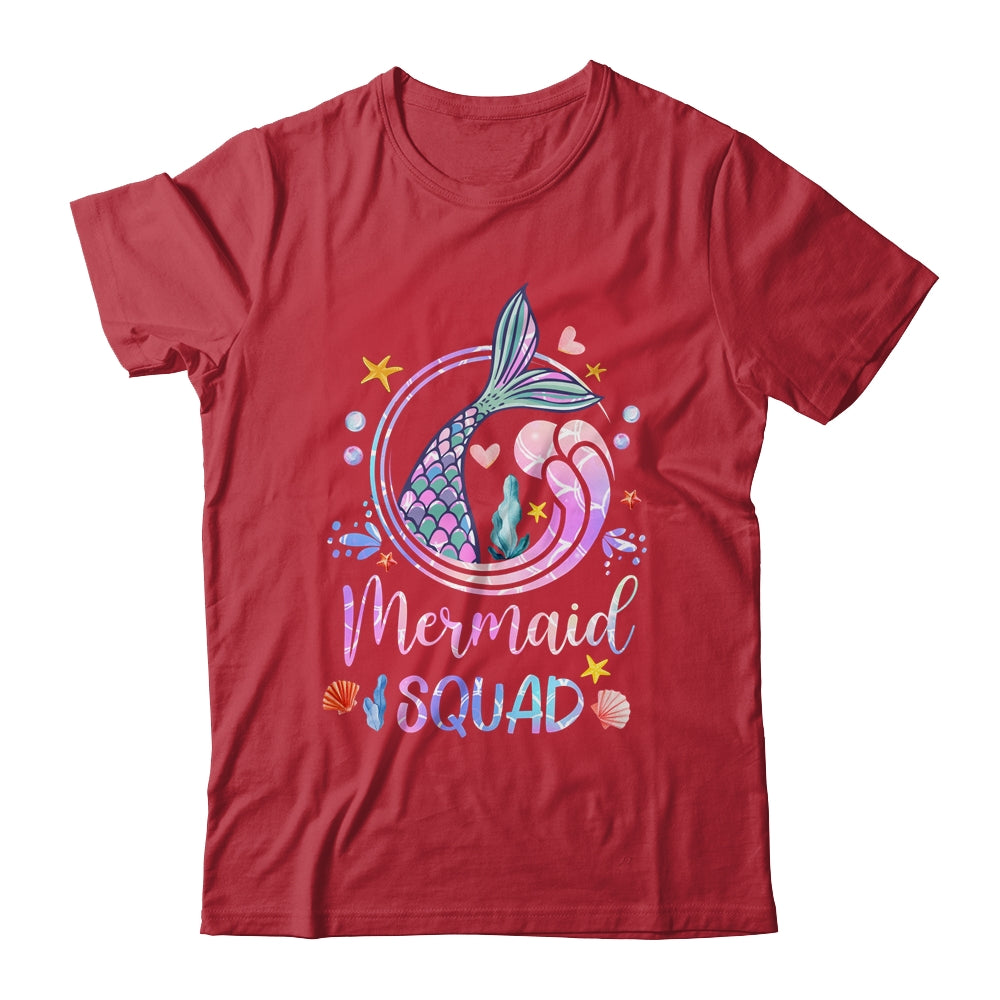 Mermaid Birthday Squad Party Girls Women Mermaid Shirt & Tank Top | siriusteestore
