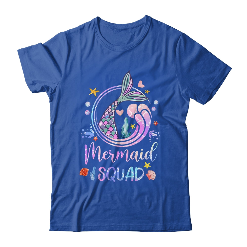 Mermaid Birthday Squad Party Girls Women Mermaid Shirt & Tank Top | siriusteestore