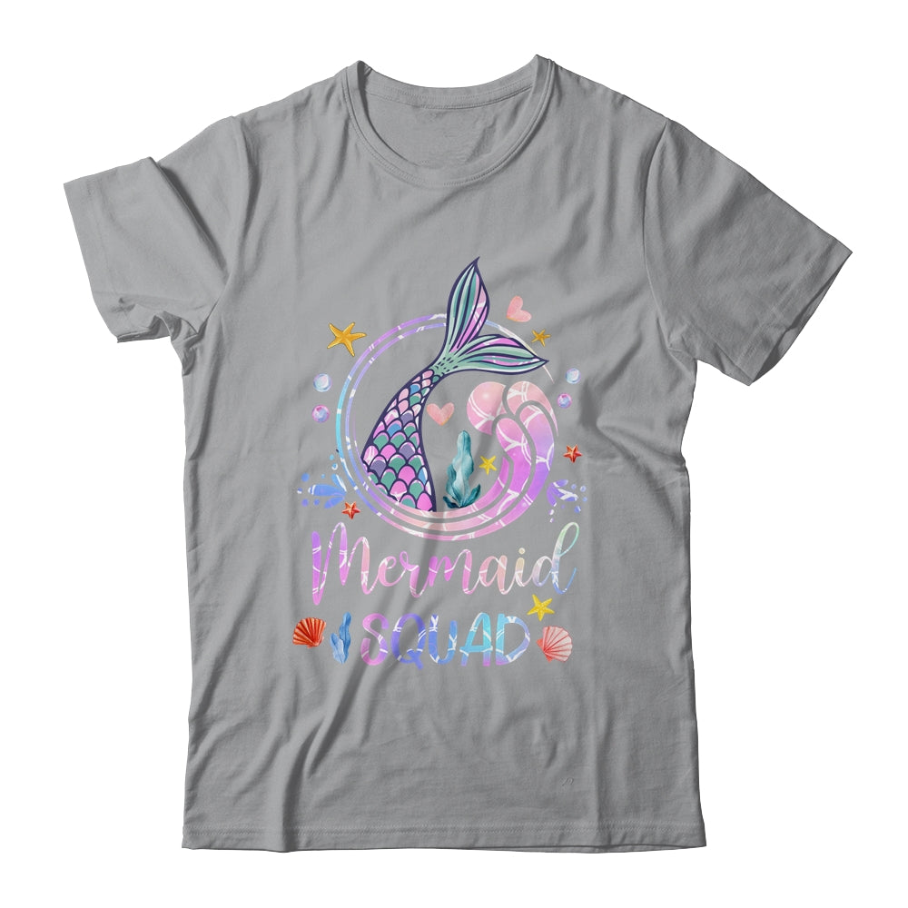 Mermaid Birthday Squad Party Girls Women Mermaid Shirt & Tank Top | siriusteestore