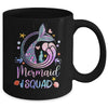 Mermaid Birthday Squad Party Girls Women Mermaid Mug | siriusteestore