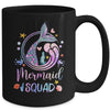 Mermaid Birthday Squad Party Girls Women Mermaid Mug | siriusteestore