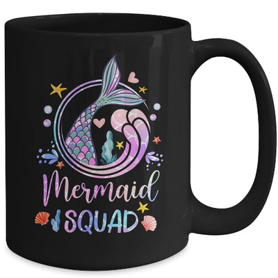 Mermaid Birthday Squad Party Girls Women Mermaid Mug | siriusteestore