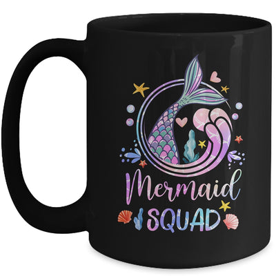 Mermaid Birthday Squad Party Girls Women Mermaid Mug | siriusteestore