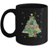 Merry Bookmas Books Pine Tree Funny Reading Lover Christmas Mug | siriusteestore
