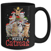 Merry Catmas Xmas Gift Funny Cat Christmas Tree Mug | siriusteestore