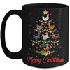 Merry Chickenmas Chicken Christmas Tree Funny Farmer Xmas Mug | siriusteestore