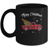 Merry Christmas Buffalo Truck Tree Red Plaid For Men Women Mug | siriusteestore