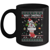 Merry Christmas Bulldog In Sock Dog Funny Ugly Xmas Mug | siriusteestore