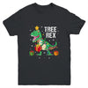 Merry Christmas Dinosaur Tree Rex Pajamas Xmas Youth Shirt | siriusteestore
