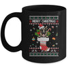 Merry Christmas German Shepherd In Sock Dog Funny Ugly Xmas Mug | siriusteestore