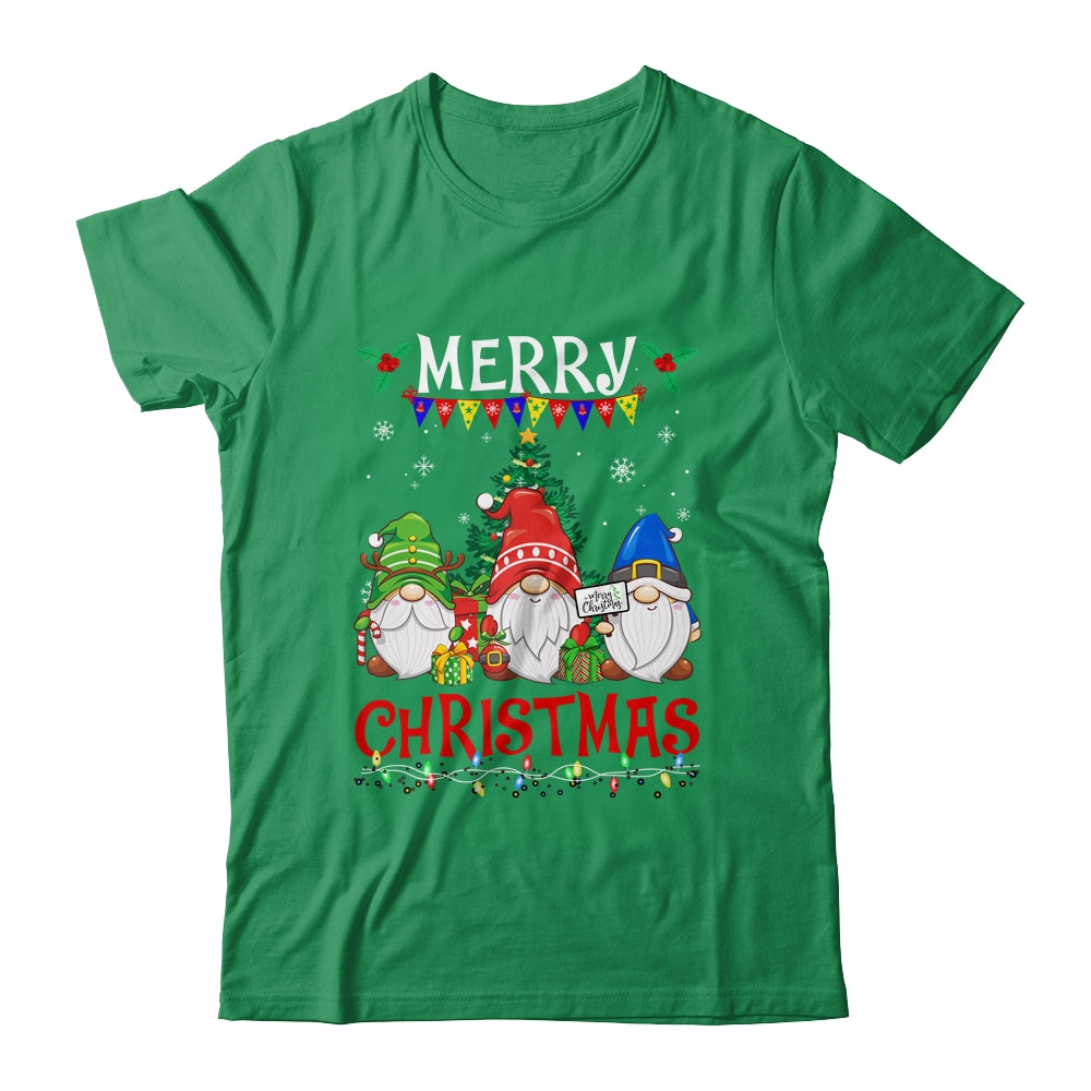 Merry Christmas Gnome Christmas Light Xmas Women Shirt & Sweatshirt | siriusteestore
