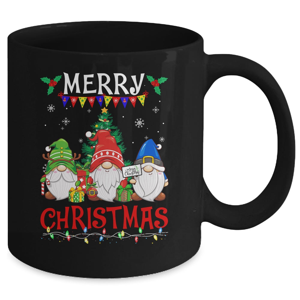 Merry Christmas Gnome Christmas Light Xmas Women Mug | siriusteestore
