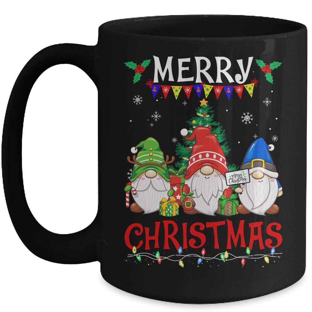 Merry Christmas Gnome Christmas Light Xmas Women Mug | siriusteestore