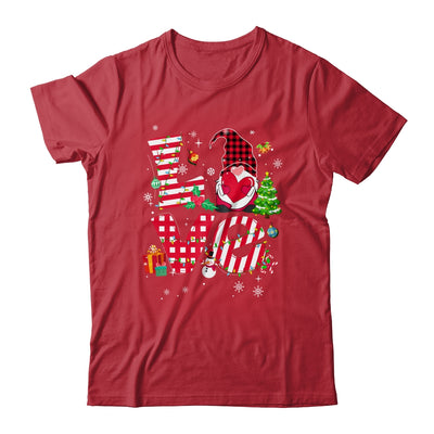 Merry Christmas Gnomes Buffalo Red Plaid For Men Women Shirt & Sweatshirt | siriusteestore