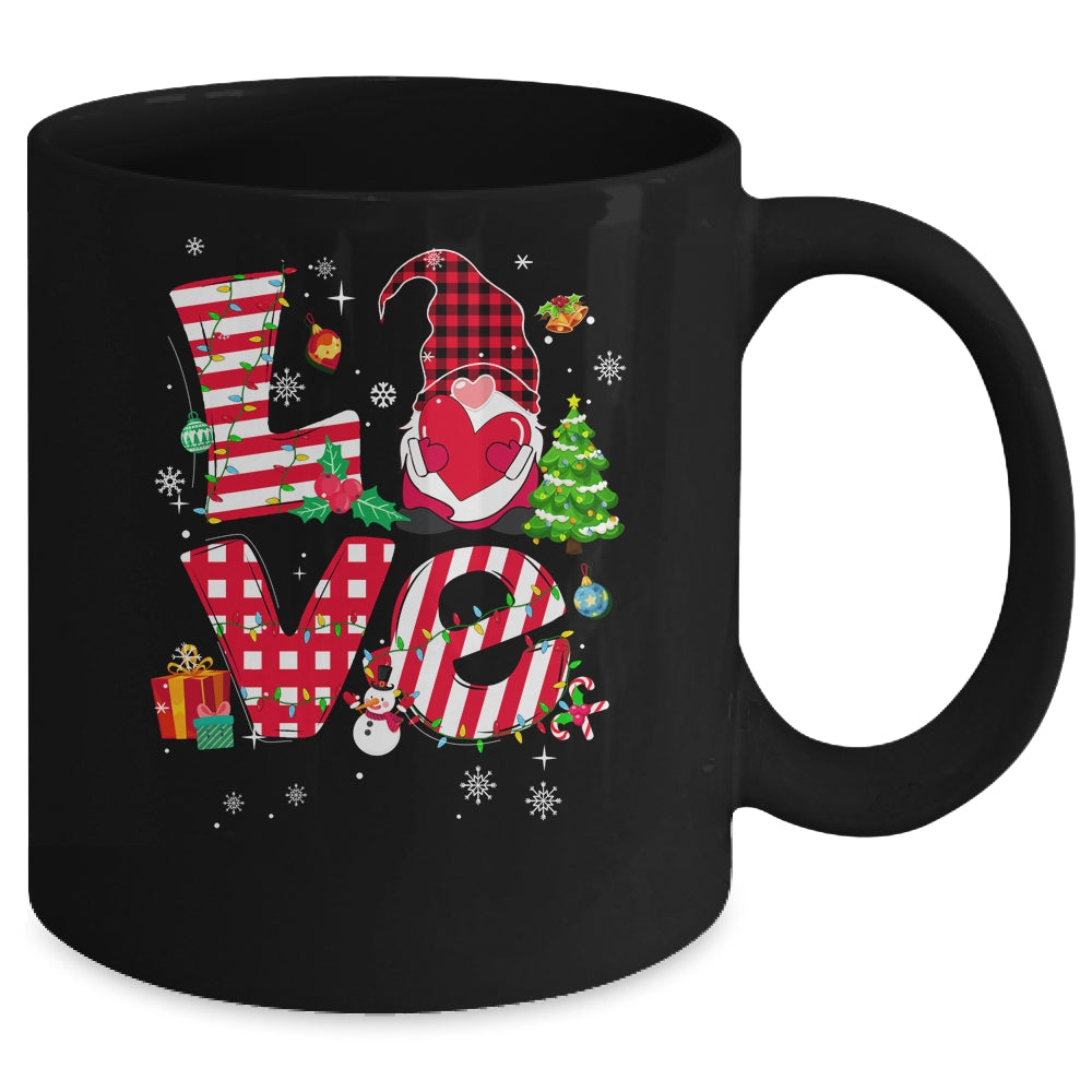 Merry Christmas Gnomes Buffalo Red Plaid For Men Women Mug | siriusteestore