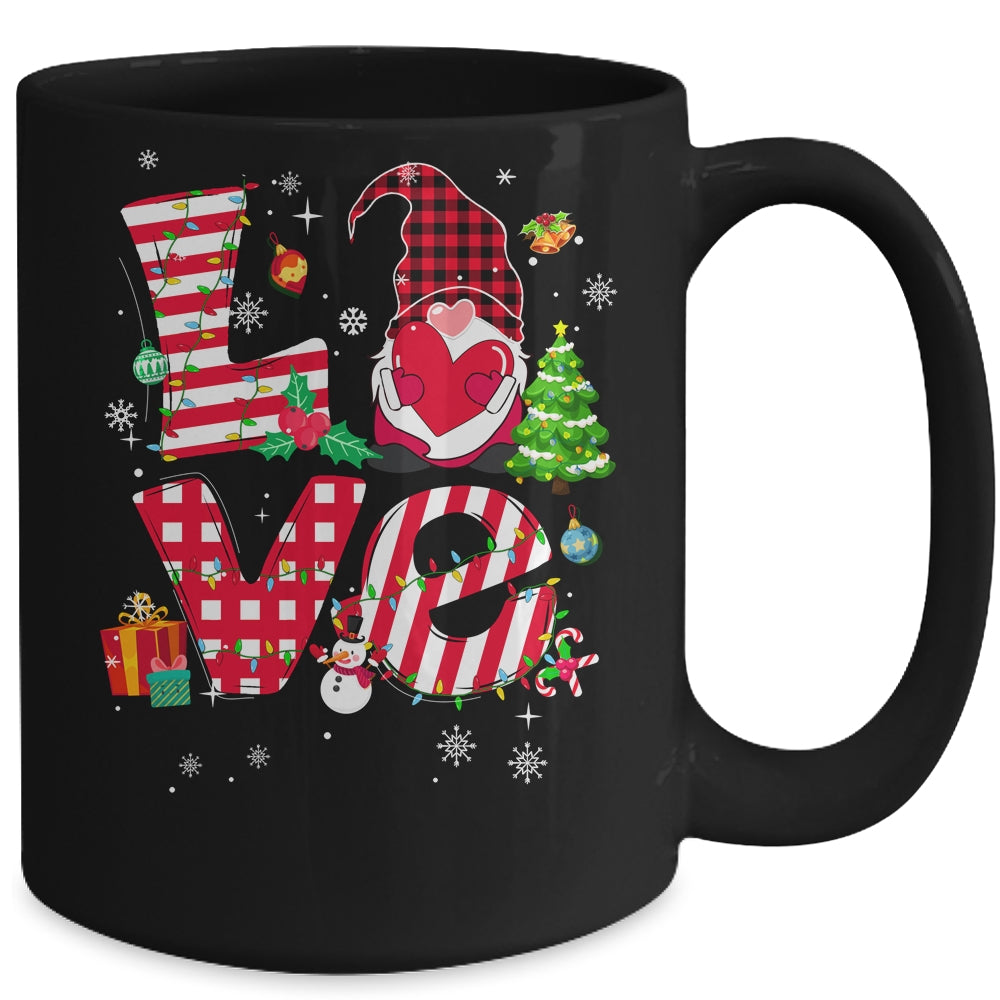 Merry Christmas Gnomes Buffalo Red Plaid For Men Women Mug | siriusteestore