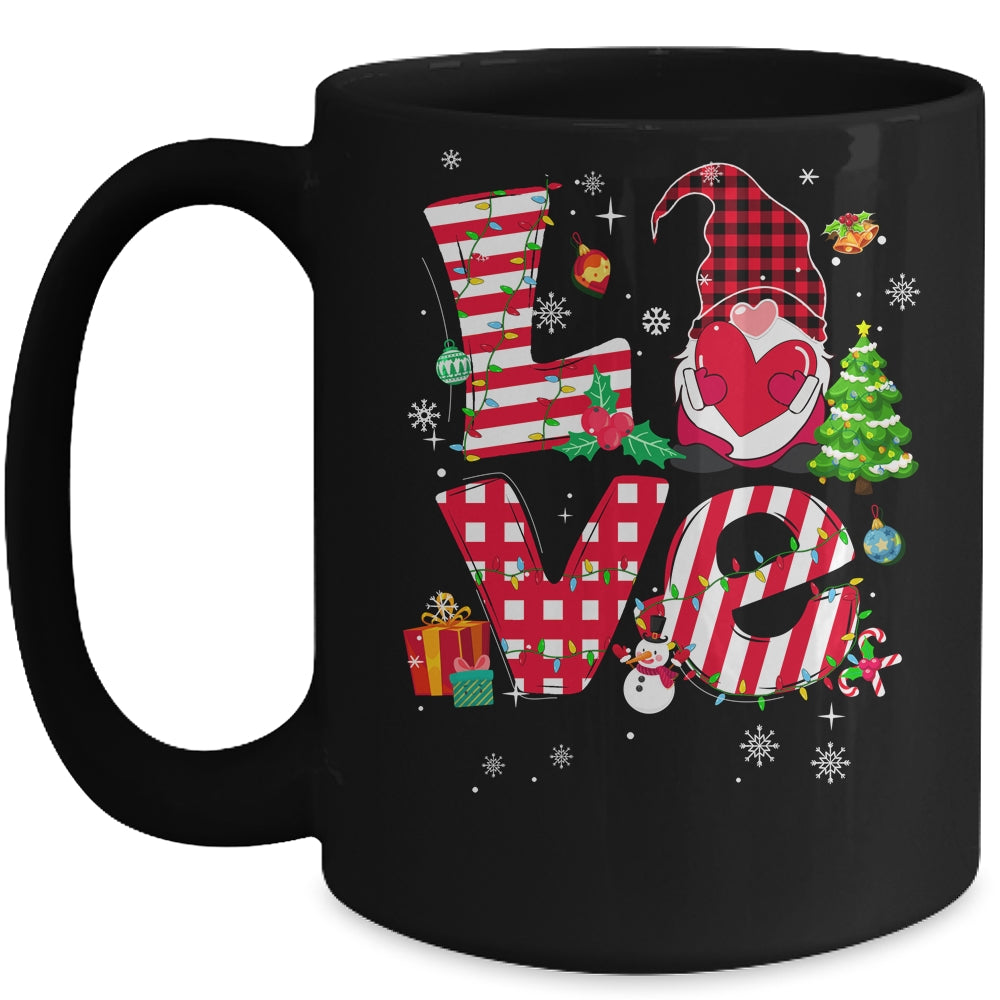 Merry Christmas Gnomes Buffalo Red Plaid For Men Women Mug | siriusteestore