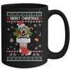Merry Christmas Labrador In Sock Dog Funny Ugly Xmas Mug | siriusteestore