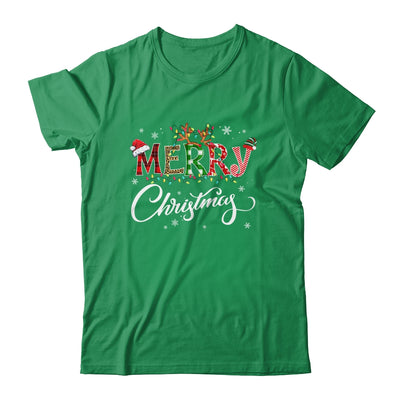 Merry Christmas Leopard Buffalo Red Plaid Shirt & Sweatshirt | siriusteestore