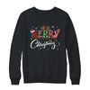 Merry Christmas Leopard Buffalo Red Plaid Shirt & Sweatshirt | siriusteestore