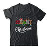 Merry Christmas Leopard Buffalo Red Plaid For Men Women Shirt & Sweatshirt | siriusteestore