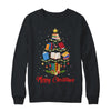 Merry Christmas Library Tree Cute Book Lover Librarian Shirt & Sweatshirt | siriusteestore