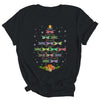 Merry Christmas Lover Xmas Dragonfly Christmas Tree Shirt & Sweatshirt | siriusteestore
