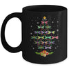Merry Christmas Lover Xmas Dragonfly Christmas Tree Mug | siriusteestore
