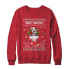Merry Christmas Pitbull In Sock Dog Funny Ugly Xmas Shirt & Sweatshirt | siriusteestore