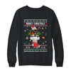 Merry Christmas Pug In Sock Dog Funny Ugly Xmas Shirt & Sweatshirt | siriusteestore