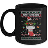 Merry Christmas Rottweiler In Sock Dog Funny Ugly Xmas Mug | siriusteestore