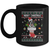 Merry Christmas Saint Bernard In Sock Dog Funny Ugly Xmas Mug | siriusteestore