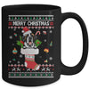 Merry Christmas Saint Bernard In Sock Dog Funny Ugly Xmas Mug | siriusteestore