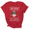 Merry Christmas Shih Tzu In Sock Dog Funny Ugly Xmas Shirt & Sweatshirt | siriusteestore