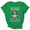 Merry Christmas Siberian Husky In Sock Dog Funny Ugly Xmas Shirt & Sweatshirt | siriusteestore