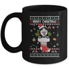 Merry Christmas Siberian Husky In Sock Dog Funny Ugly Xmas Mug | siriusteestore