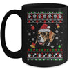 Merry Christmas Ugly Xmas Beagle Santa Hat Funny Mug | siriusteestore