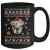 Merry Christmas Ugly Xmas Bulldog Santa Hat Funny Mug | siriusteestore