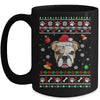 Merry Christmas Ugly Xmas Bulldog Santa Hat Funny Mug | siriusteestore