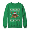 Merry Christmas Ugly Xmas Dachshund Santa Hat Funny Shirt & Sweatshirt | siriusteestore