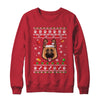 Merry Christmas Ugly Xmas German Shepherd Santa Hat Funny Shirt & Sweatshirt | siriusteestore